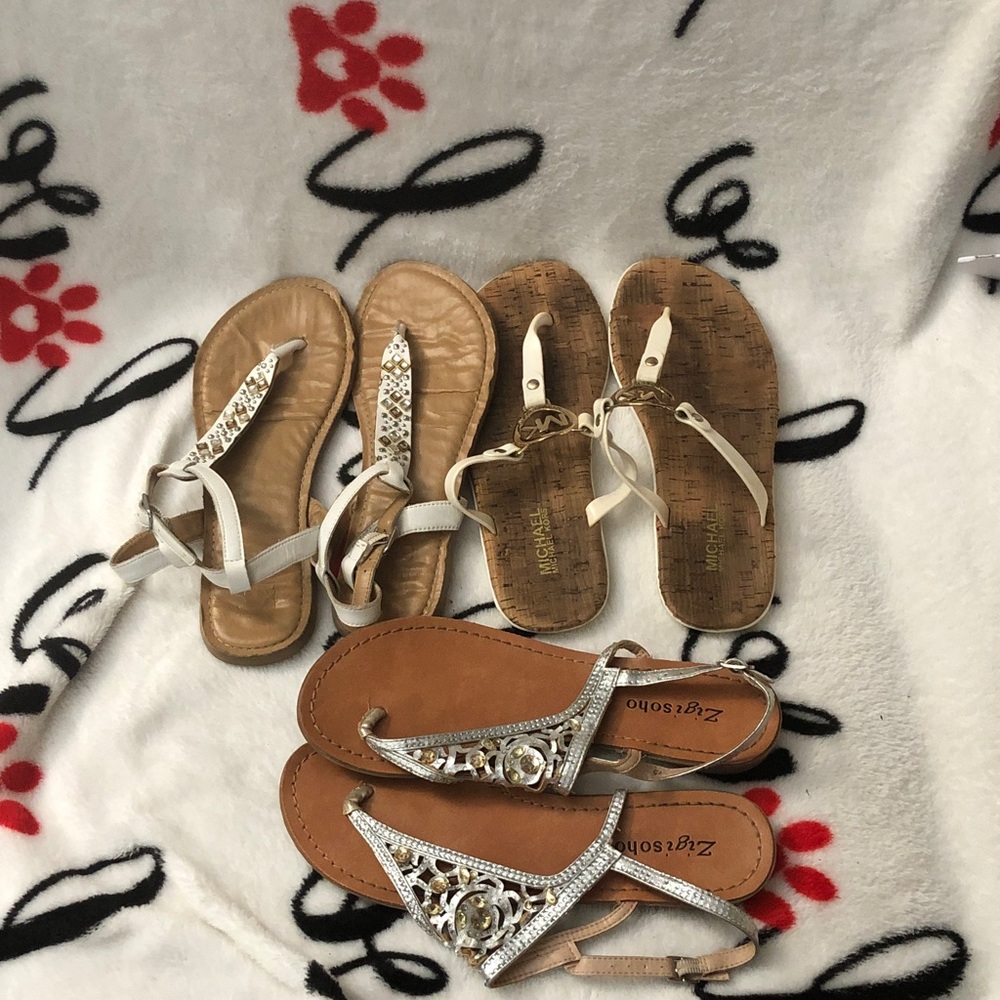 Bundle of 3 pairs of Sandals